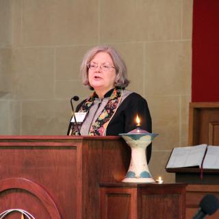 The Rev. Melanie Morel-Ensminger, minister of First Unitarian Universalist Church of New Orleans