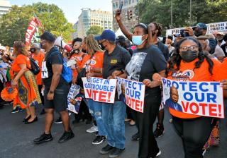 Voting rights march, August 28, 2021, Washington, D.C.
