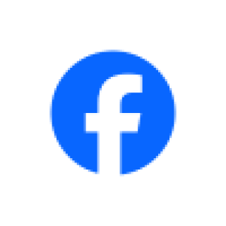 Facebook logo -- white lowercase "f" in a blue ciricle -- on a white background.